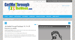Desktop Screenshot of getmethroughtheweek.com